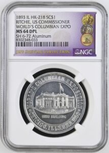 HK-218 1893 Columbian Murdock Ohio State Building Ritchie SCD