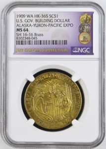 HK-365 1909 AYPE Seven Rays / U.S. Government Building SCD