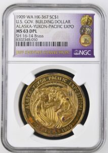 HK-367 1909 AYPE Symmetrical Rays Alaska “SK” – Schwaab SCD