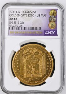 HK-478 1939 GGIE Hensley U.S. Expositions SCD