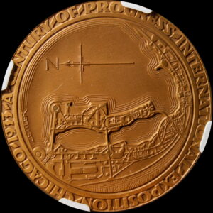 HK-463 1933 Century of Progress Exposition Official “Dark Bronze” SCD