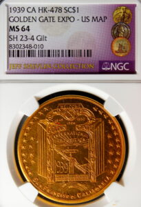 HK-478 1939 GGIE Hensley U.S. Expositions SCD