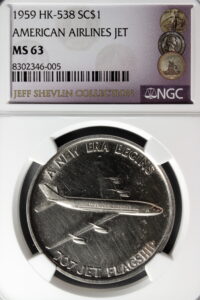 HK-538 1959 American Airlines First Jet Air Service SCD