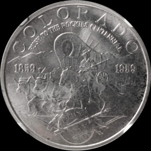 HK-542 1959 Colorado “Rush to the Rockies” Centennial Official SCD