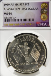HK-527 1959 Alaska Statehood Flag Day SCD
