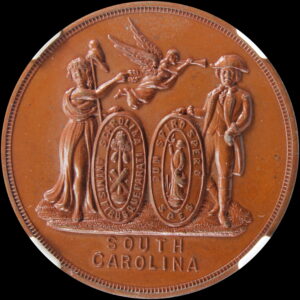 HK-621 1891 South Carolina Centennial Celebration of the First Meeting of the General Assembly Bronze SCD