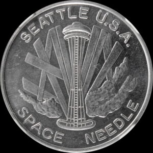 1962 Century 21 Seattle Space Needle / Good Luck SCD