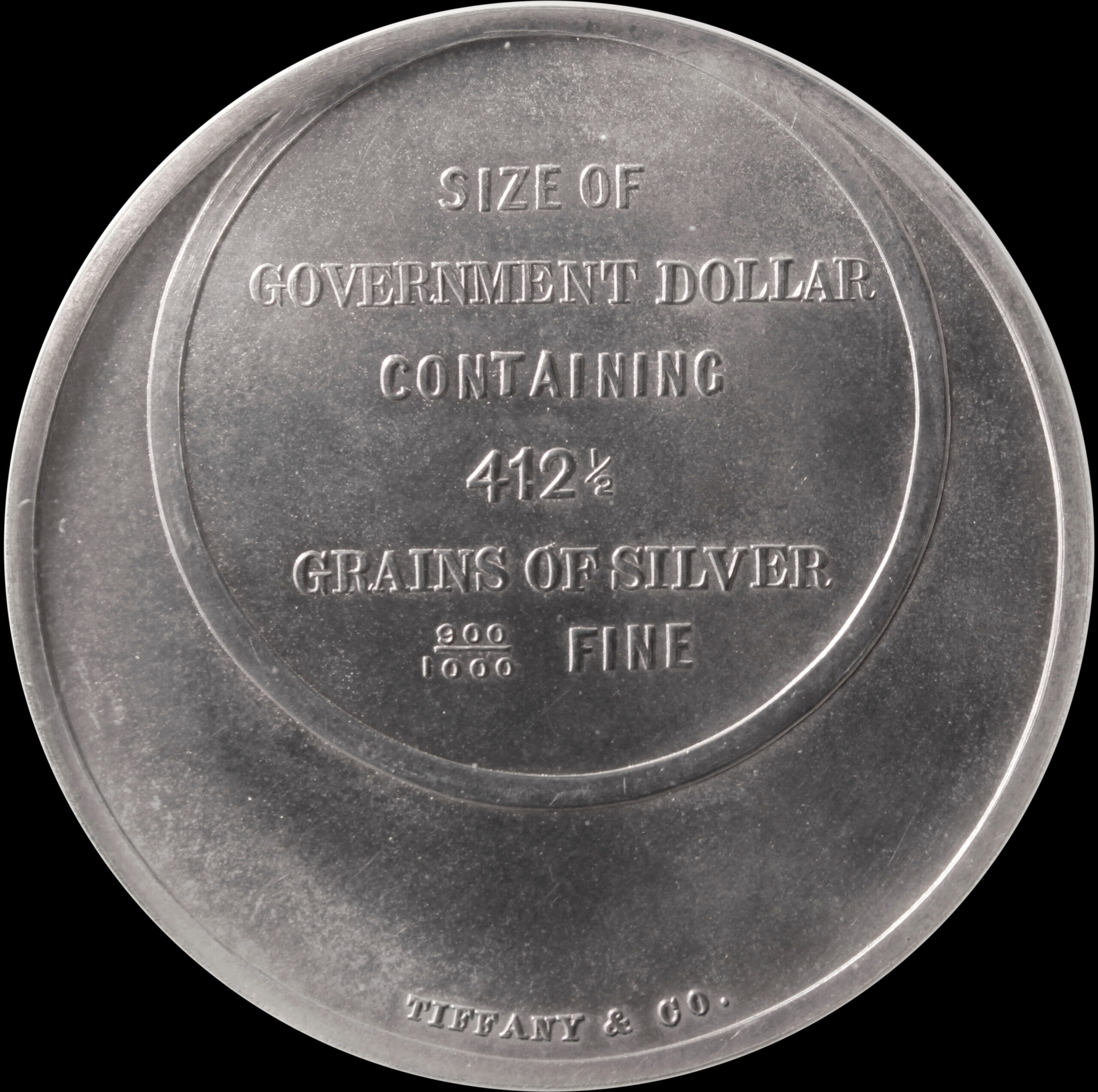 HK-779 1896 Bryan Dollar by Tiffany & Co.