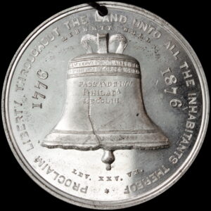 HK-26 1876 Centennial Liberty Bell Rounded 6 / Independence Hall SCD