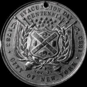 HK-125D 1883 Evacuation of New York City Centennial SCD