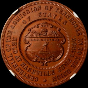HK-275 1897 Tennessee Exposition Andrew Jackson Bronze SCD