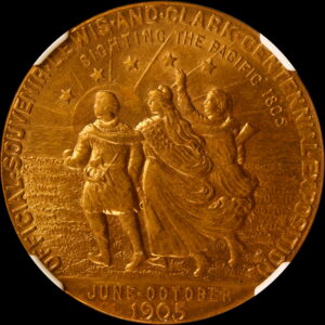 HK-327 1905 Lewis and Clark Exposition Official Bronze SCD