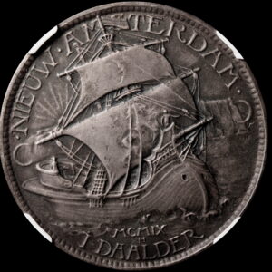 HK-369 1909 Hendrik Hudson Daalder Silver “MED. ART CO.” on edge
