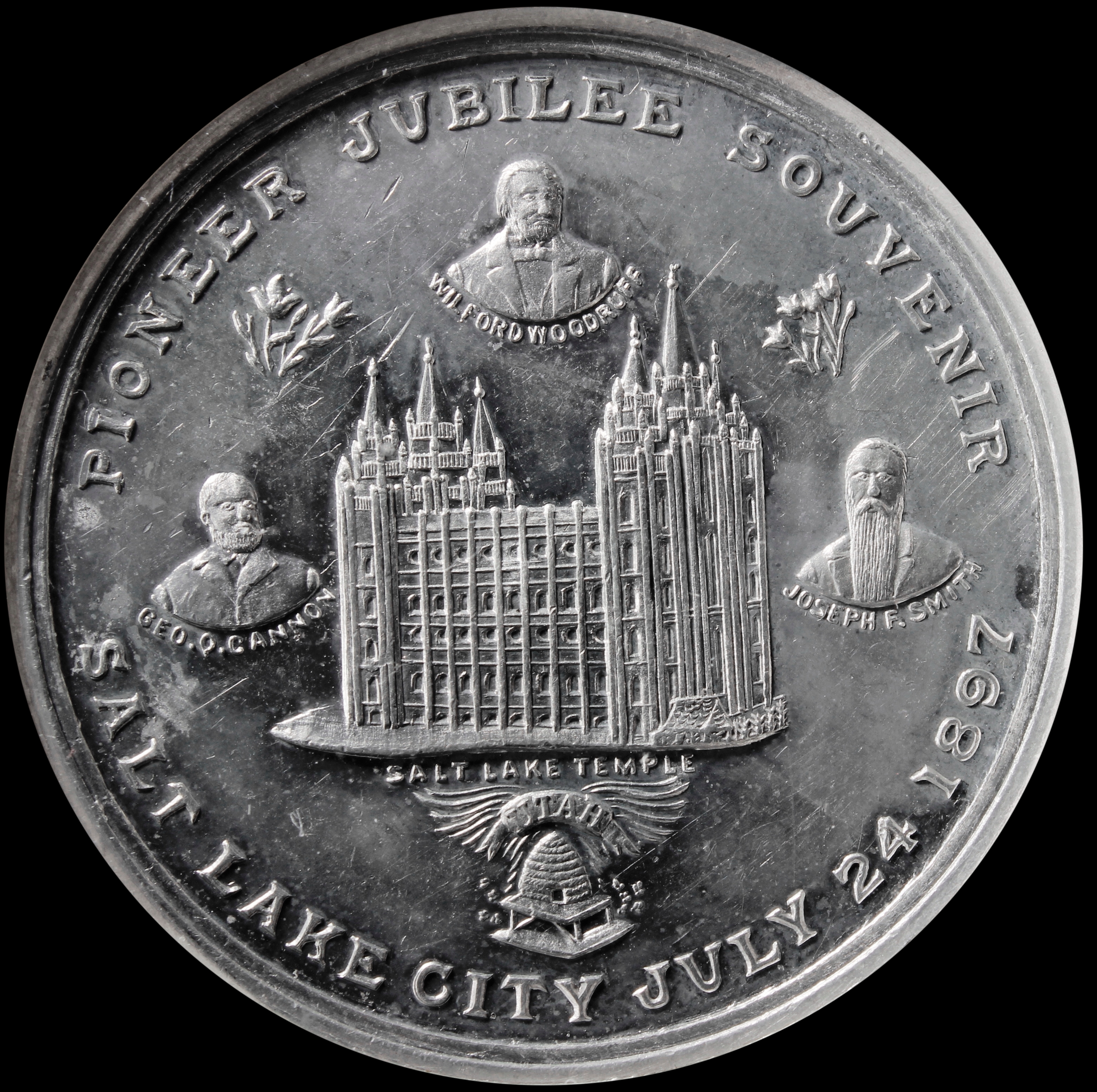 HK-1009A 1897 Utah 50th Anniversary of Settlement – Pioneer Jubilee Souvenir SCD