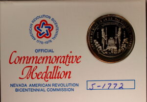 HK-19 1976 Centennial Nevada Restrike in Silver SCD