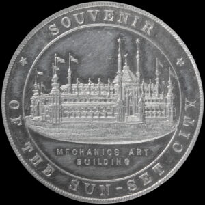 HK-253 1894 Midwinter Mechanics Art / Stamped in Mechanics Building SCDElectric Tower – Blumenfield SCD
