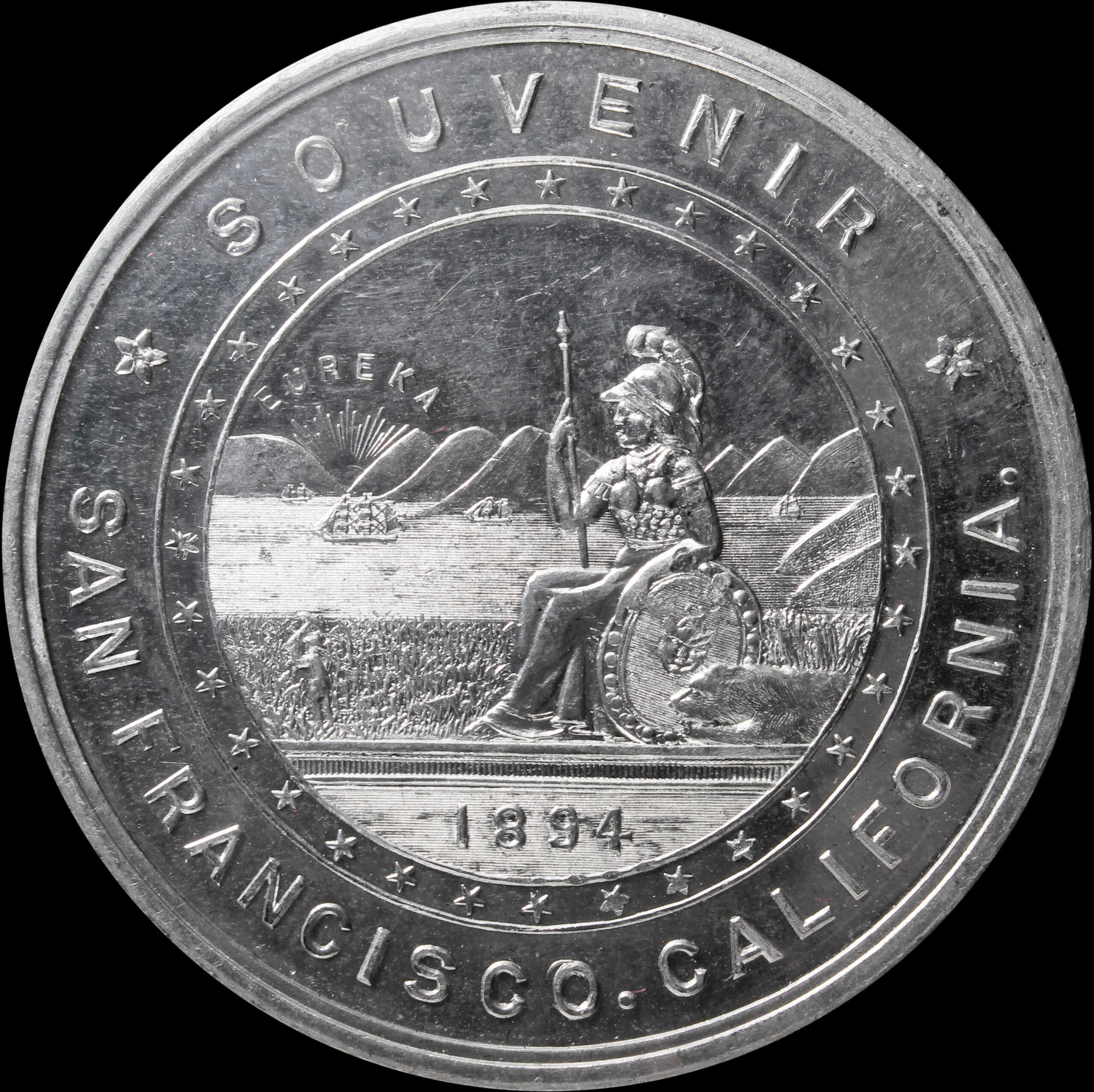 HK-261 VARIETY 1894 Midwinter Ground Breaking Souvenir Oversized Variety SCD