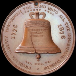 HK-26 1876 Centennial Liberty Bell Rounded 6 / Independence Hall SCD