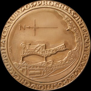 HK-463 1933 Century of Progress Exposition Official “Medium Bronze” SCD