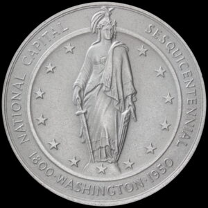 HK-507 1950 U.S. Capital Sesquicentennial Silver SCD