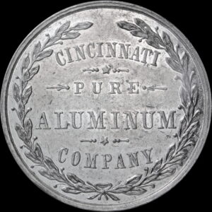 1893 Columbian Cincinnati Pure Aluminum Company Store card