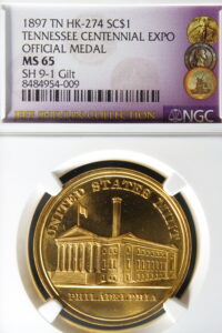 HK-274 1897 Tennessee Centennial Exposition Official SCD