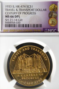 HK-474 1933 Century of Progress Travel and Transport SCD – Type 1 reverse