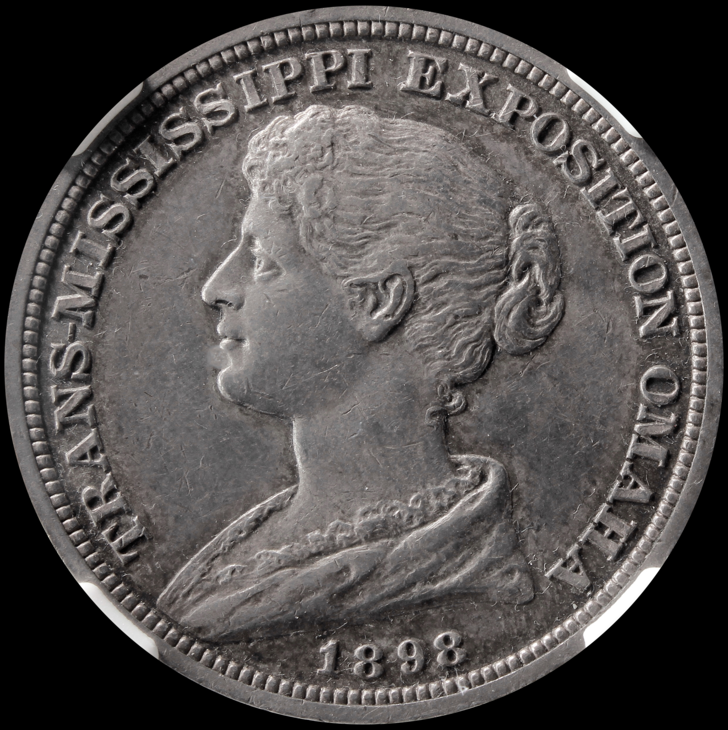 希少年号　1907H 英領ボルネオ　1/2Cent MS62 BN 1898 Trans-Mississippi and International Exposition Official SCD
