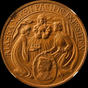 HK-354 1909 Alaska-Yukon-Pacific Exposition Official SCD – Bronze