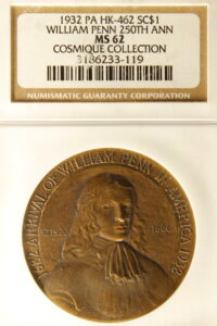 HK-462 1932 William Penn 250th Anniversary Arrival in America SCD