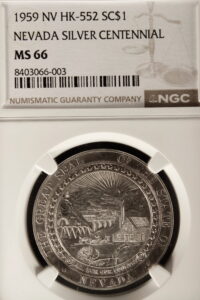 HK-552 1959 Nevada Silver Centennial SCD – Silver