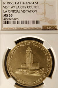 HK-724 1955 Los Angeles Official Visitation SCD