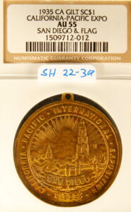 1935 California Pacific U.S. Flag SCD