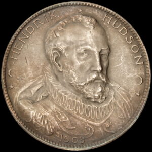 HK-369 1909 Hendrik Hudson Daalder Silver “MED. ART CO.” on edge