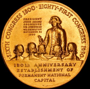 HK-508 1950 U.S. Capital Sesquicentennial Copper SCD with box