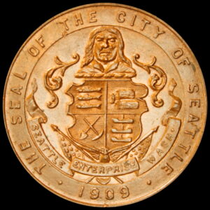 HK-355 1909 Alaska-Yukon-Pacific Exposition Official SCD – Copper