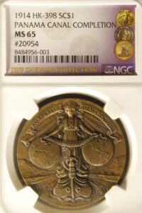 HK-398 1914 Panama Canal Completion SCD