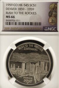 HK-545 1959 Colorado “Rush to the Rockies” Denver Centennial SCD