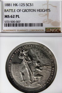 HK-125 1881 Battle of Groton Heights SCD