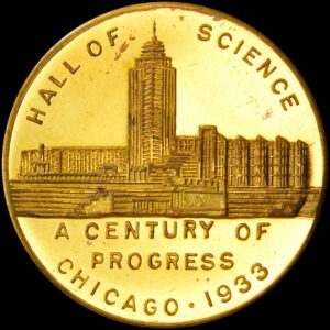 HK-469 1933 Century of Progress Hall of Science a Century of Progress SCD – Type 4 Reverse