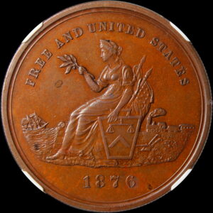 HK-60 1876 Centennial Seated Liberty / Star SCD