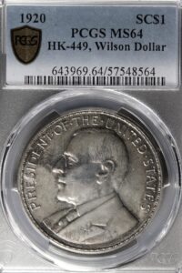 HK-449 1920 Silver Wilson Dollar SCD