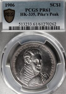 HK-335 1909 Pike’s Peak Southwest Expedition Silver Proof SCD