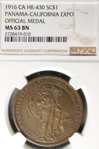 HK-430 1916 Panama-California Exposition Official SCD