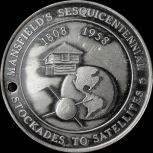 HK-710 1958 Mansfield Ohio Sesquicentennial SCD – Silver-Plated