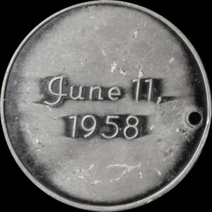 HK-710 1958 Mansfield Ohio Sesquicentennial SCD – Silver-Plated