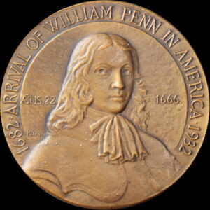 HK-462 1932 William Penn 250th Anniversary Arrival in America SCD