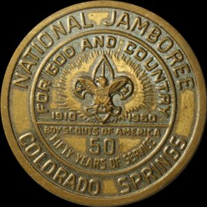 HK-577 Boy Scouts of America 50th Jubilee Anniversary Restrike SCD