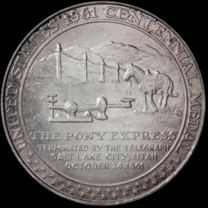 HK-588 1961 Pony Express Termination Silver SCD