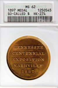 HK-274 1897 Tennessee Centennial Exposition Official SCD
